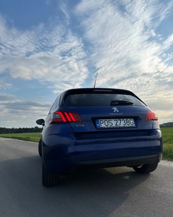 Peugeot 308 cena 49000 przebieg: 79000, rok produkcji 2019 z Odolanów małe 254